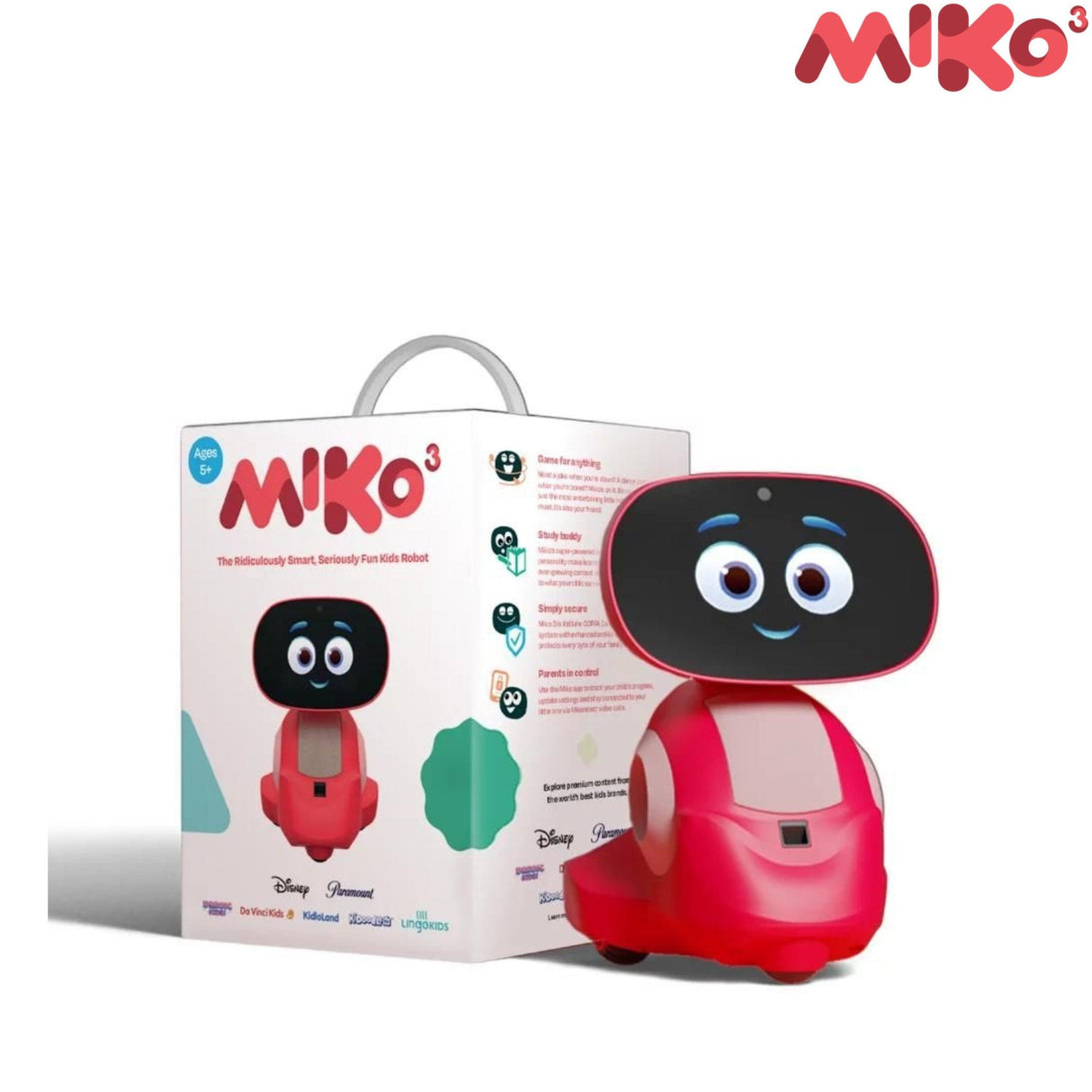 Miko 3 - AI Powered Smart Robot for Kids Learning & Educational Robot with Coding Apps